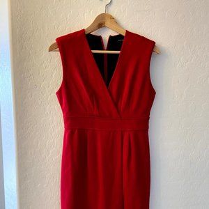 Banana Republic Red Sheath Dress